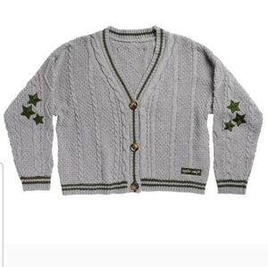 ISO DO NOT BUY Taylor Swift Holiday Grey/Green Cardigan